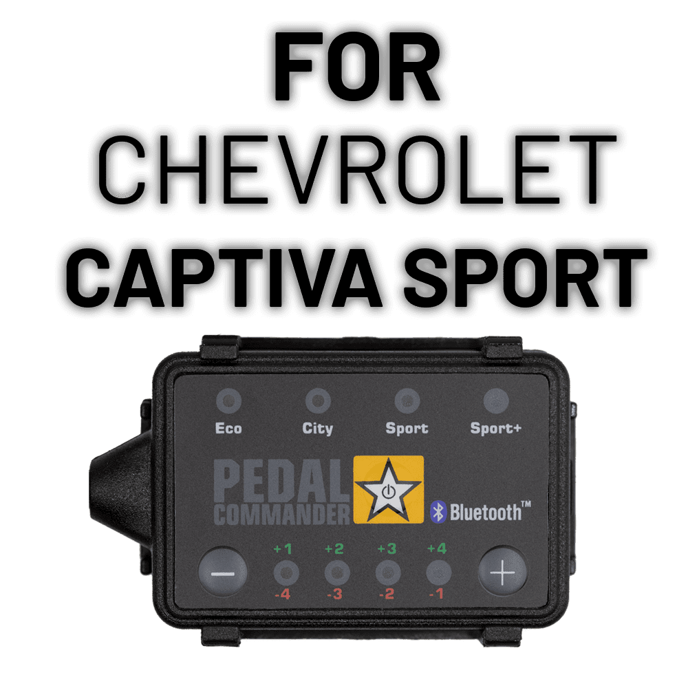 Solve your acceleration problems with Pedal Commander for Chevrolet Captiva Sport