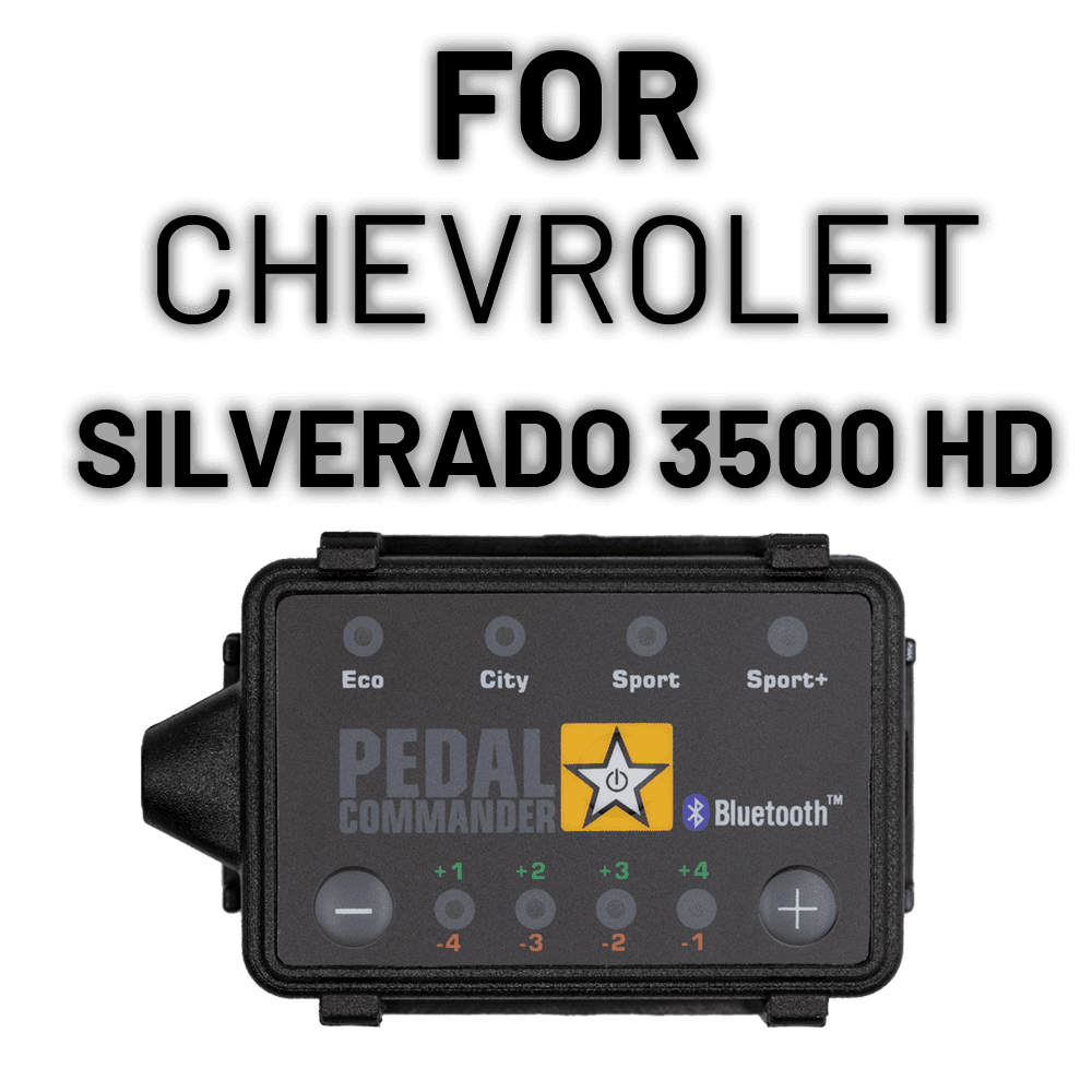 Solve your acceleration problems with Pedal Commander for Chevrolet Silverado 3500