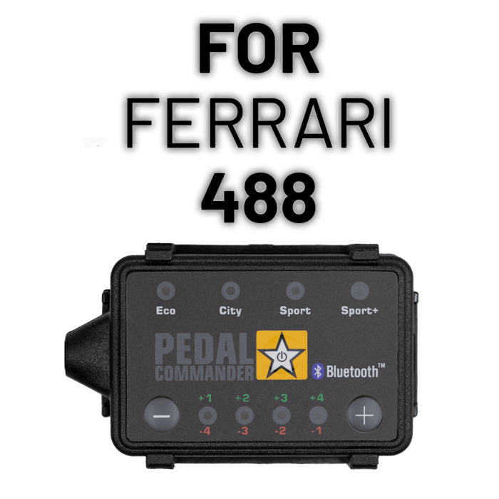 Solve your acceleration problems with Pedal Commander for Ferrari 488