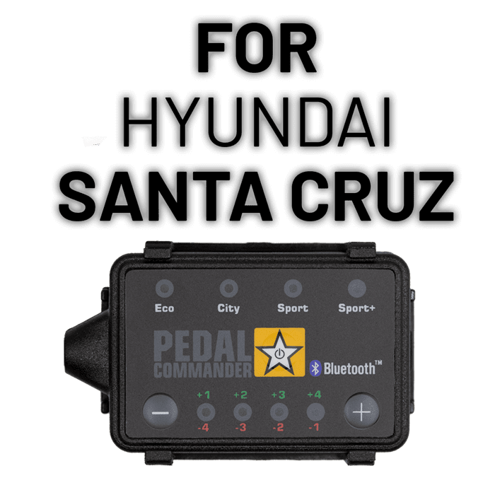 Solve your acceleration problems with Pedal Commander for Hyundai Santa Cruz