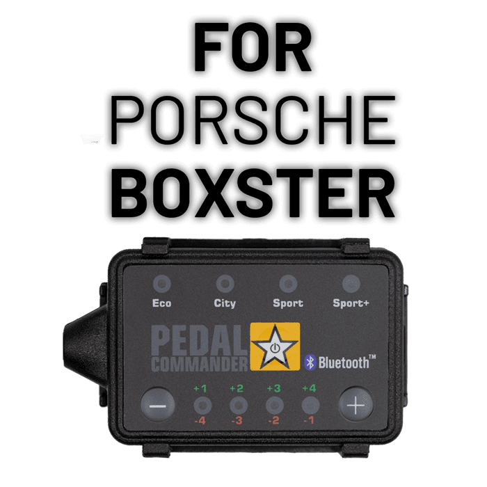 Solve your acceleration problems with Pedal Commander for Porsche Boxster