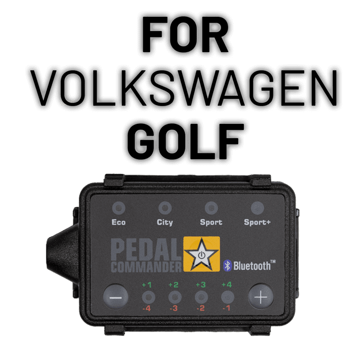 Solve your acceleration problems with Pedal Commander for Volkswagen Golf